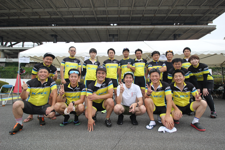 常連チーム「甲府青年会議所サイクリング倶楽部」の皆さんもお疲れ様でした！