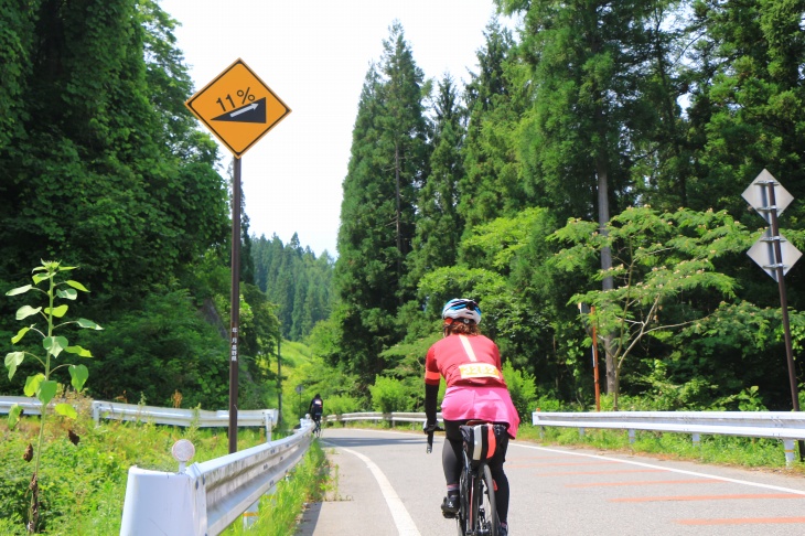 見るだけで嫌になる11%の勾配表示