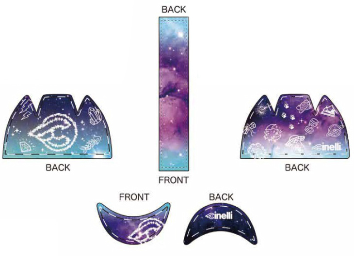 チネリ Mzk Galaxy Front CAP