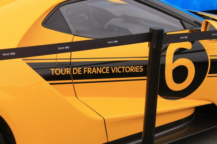 ツール6勝を祝した「TOUR DE FRANCE VICTORY6」の文字が