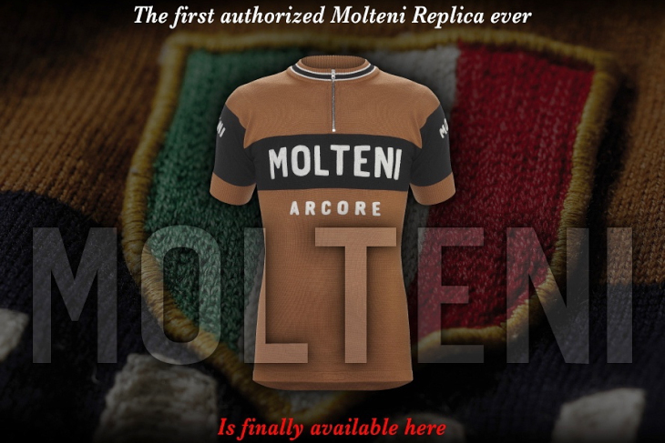 エディ・メルクスも所属した「Molteni」の公式レプリカジャージが限定発売