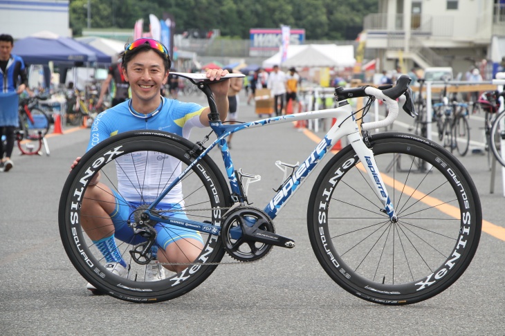 鬼形明浩さん(CO2バイシクル) ラピエール XELIUS SL ULTIMATE PINOT