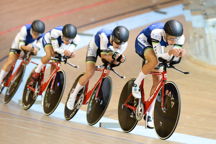 4kmチームパーシュート予選2位 京都産業大学 4分12秒895