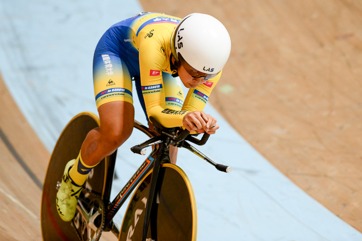 3kmインッディヴィデュアルパーシュート優勝　中井彩子（鹿屋体育大学）3分49秒635