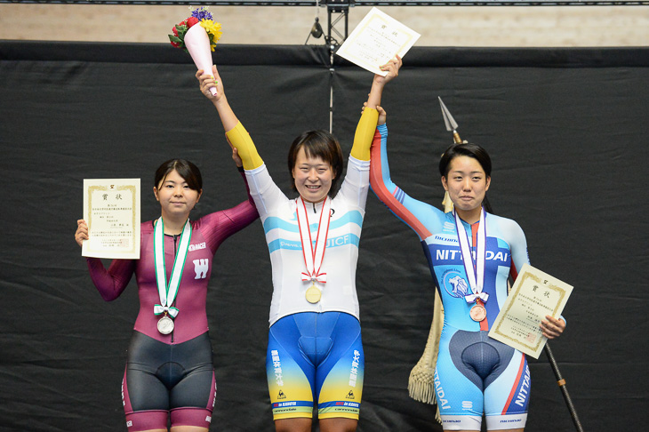 女子スプリント 表彰式