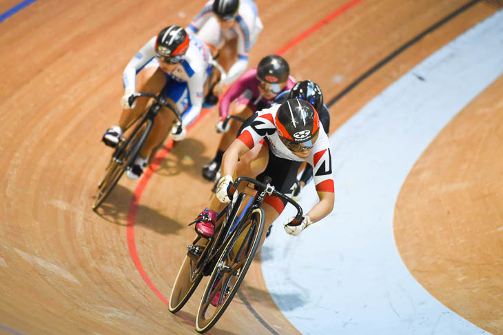 女子ケイリン決勝　先行した太田りゆ（チームブリヂストンサイクリング ）が優勝