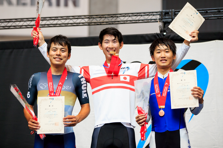 男子スクラッチ 表彰式