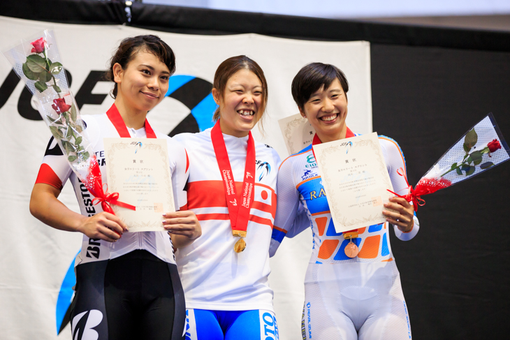 女子スプリント 表彰式