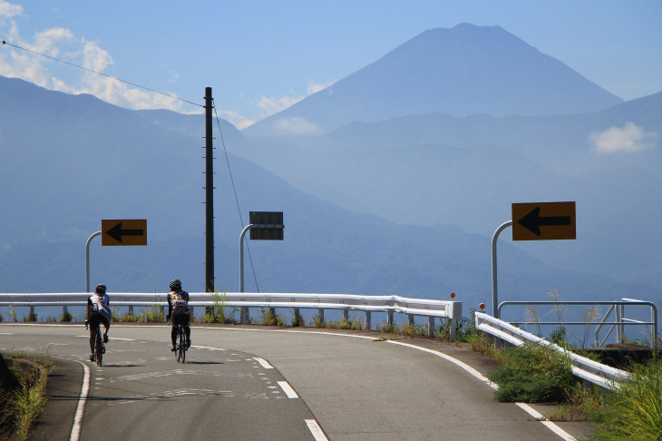 眼前には富士山が！