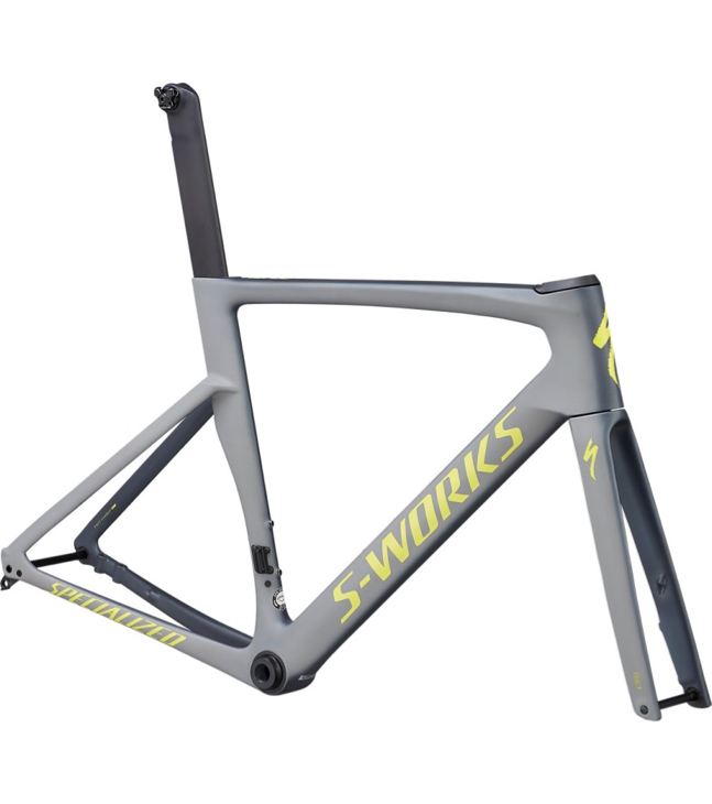 S-WORKS VENGEフレームセット(サテン バトルシップ/クールグレー/グロスチームイエロー)