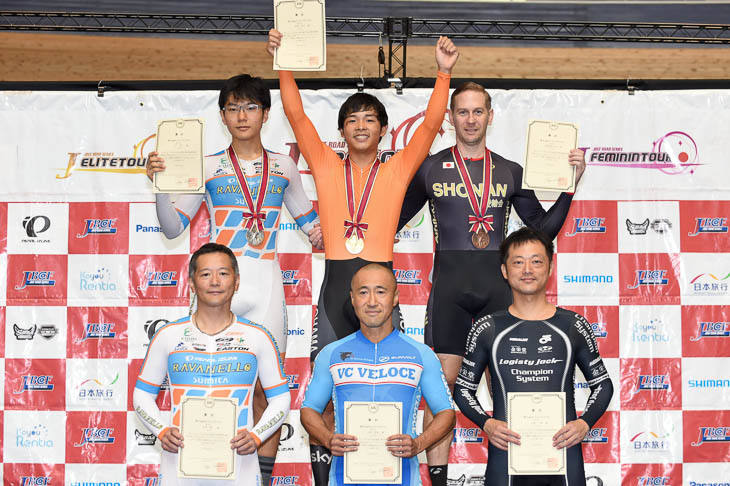 1kmタイムトライアル 表彰式