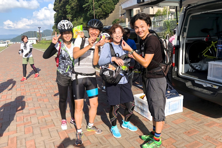 初めてスポーツバイクに乗るという女性が多かった