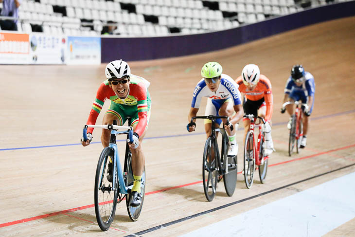 男子マスターズ スクラッチ決勝 高橋伸成(FIETS GROEN日本ロボティクス)