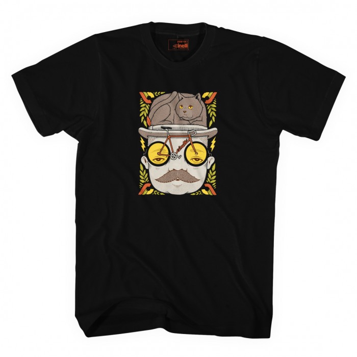 チネリ Mr.Cat Hat T-Shirt(ブラック)