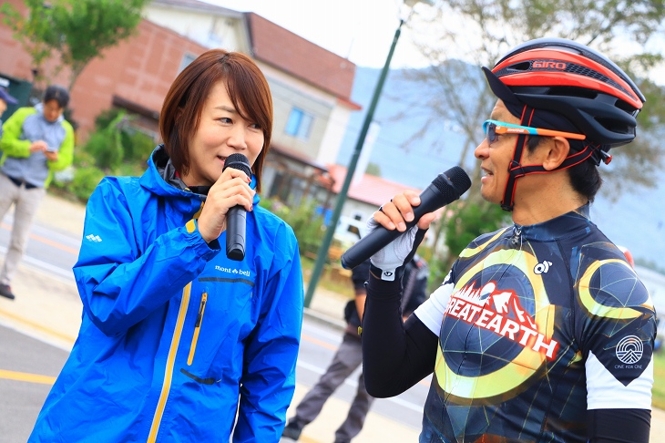 AIR-G'の松尾亜希子さんはショートコースでの参戦