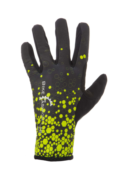 rh+ FASHION LAB GLOVE(ヘキサゴンレインイエローフルオ)