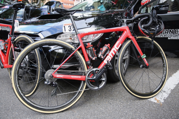 サイモン・ゲランス(オーストラリア)がラストレースで使用したBMC Teammachine SLR01