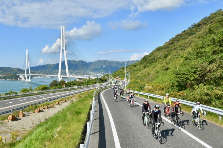 愛媛県今治市を発着点とする「サイクリングしまなみ」(写真は2018年)