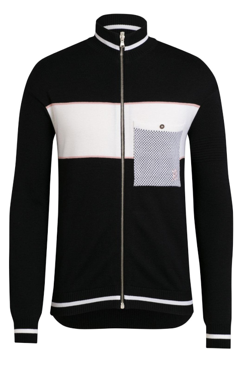 Rapha MILANO-ROMA MERINO WOOL TRACK TOP(Black)