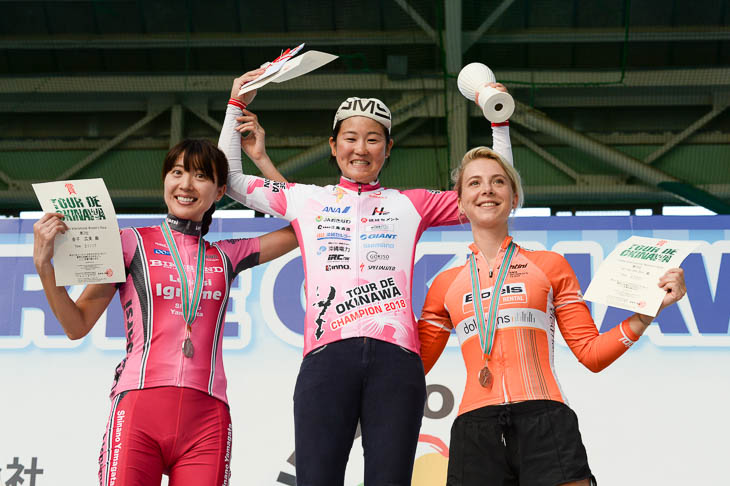 女子国際レース　表彰式