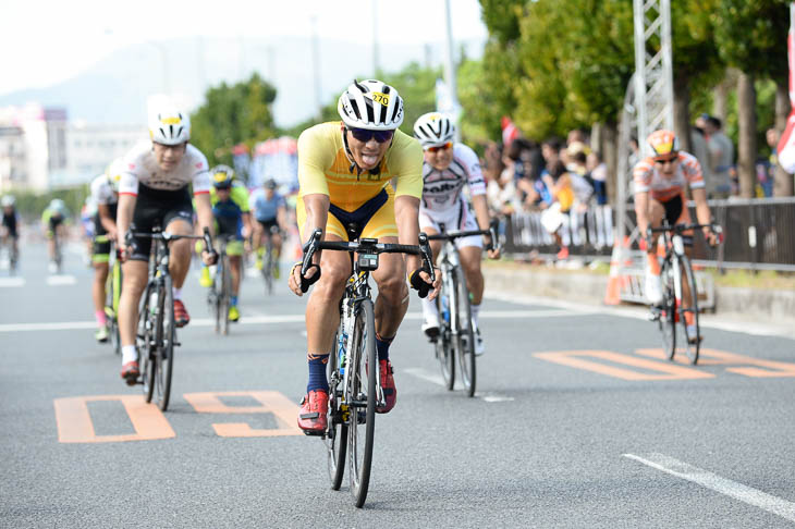 市民140km 3位 佐藤文彦(ロードレース男子部)