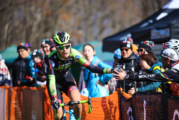 CJ 優勝した⼩島⼤輝(SNEL CYCLOCROSSTEAM)