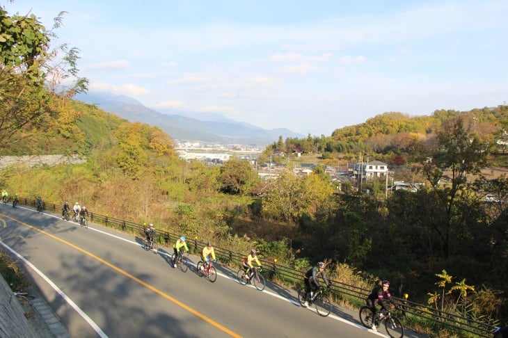 富士川を渡り身延線沿いを走っていく
