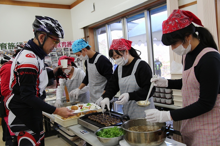 温かい料理がうれしい