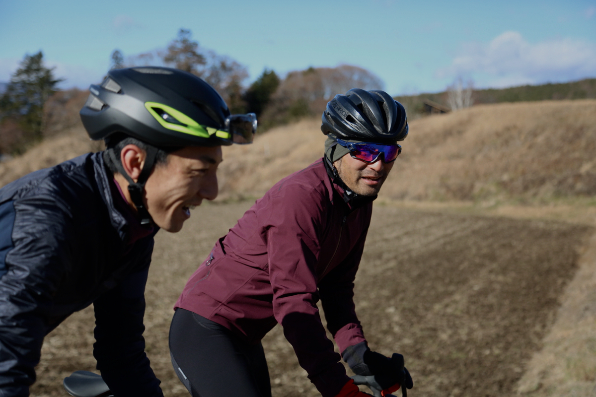 今回の旅の案内人、矢野大介さん。ご存知Rapha Japan代表で、野辺山シクロクロスのオーガナイザーを務める