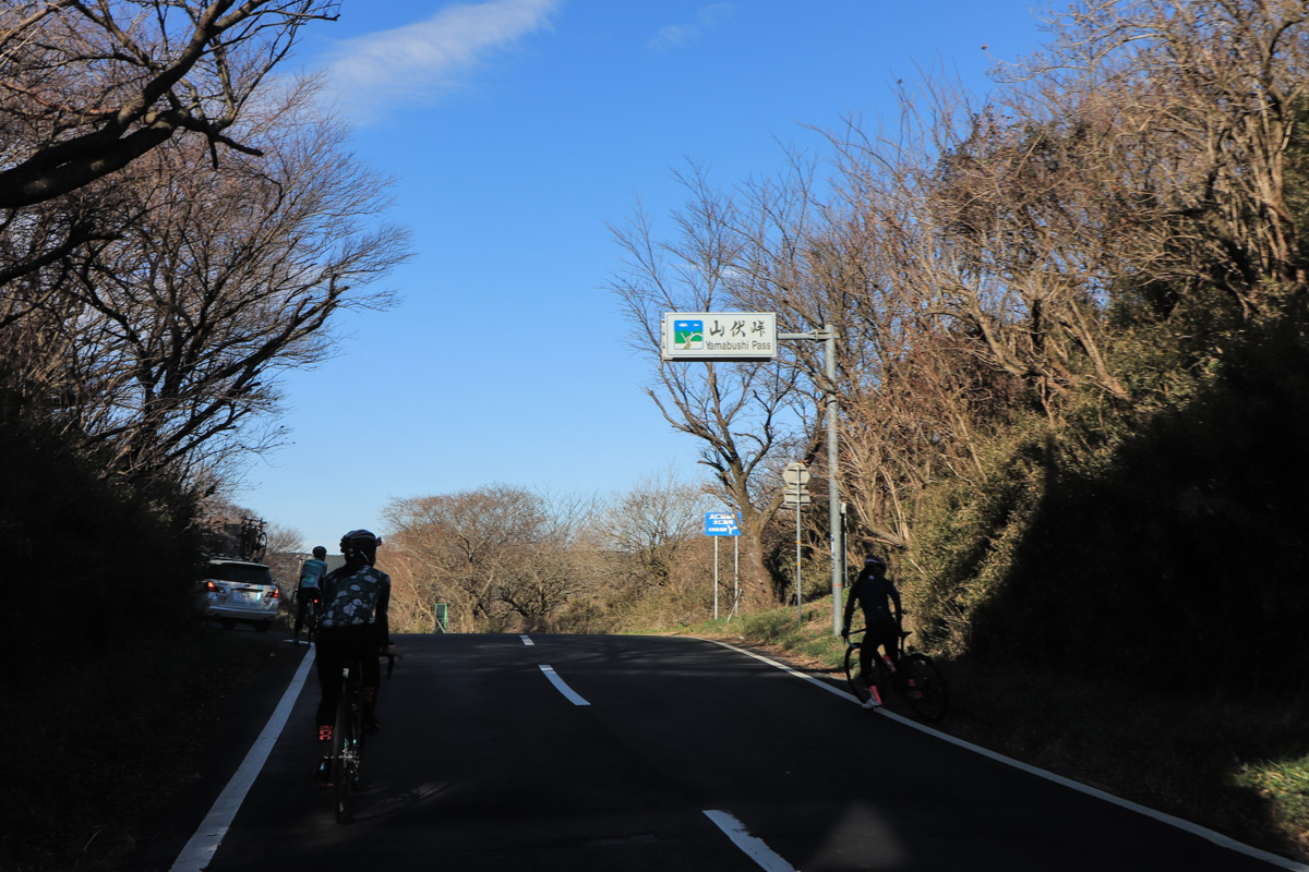 修善寺の日本CSCに行くときに通る厳しい厳しい山伏峠を上り詰めた