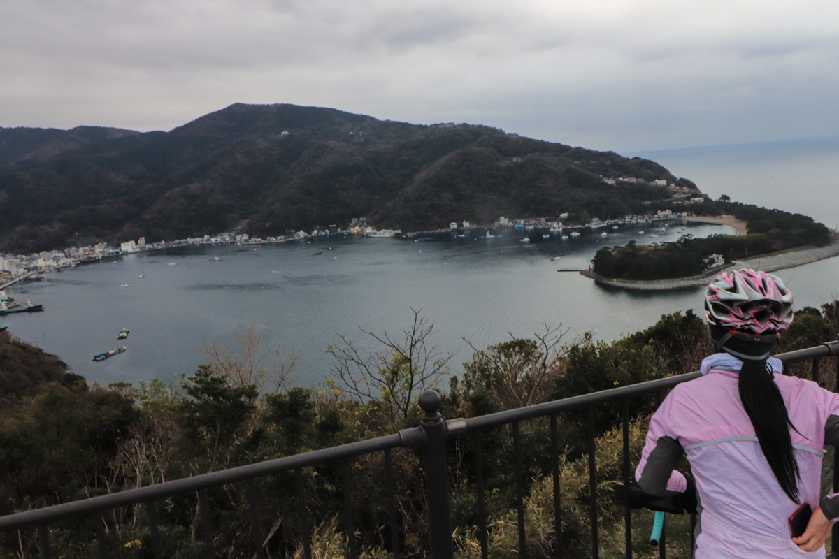入江が可愛い大瀬崎の眺め