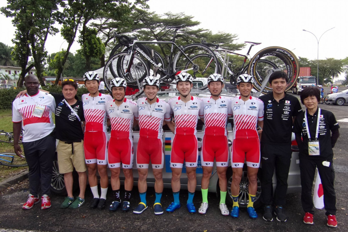U23日本代表チームがカメルーンで開催中のツール・ド・レスポワールに参戦中