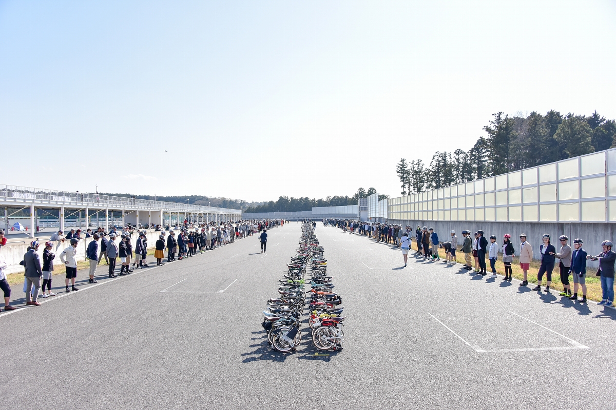 BROMPTON WORLD CHAMPIONSHIP JAPAN 2019 スタートはル・マン方式となる