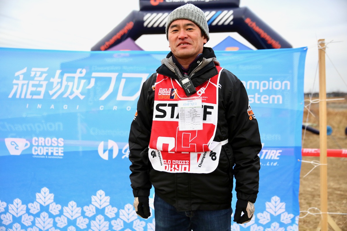 主催者の棈木亮二さん。「気軽にエントリーできるレースを作りたかった」と言う