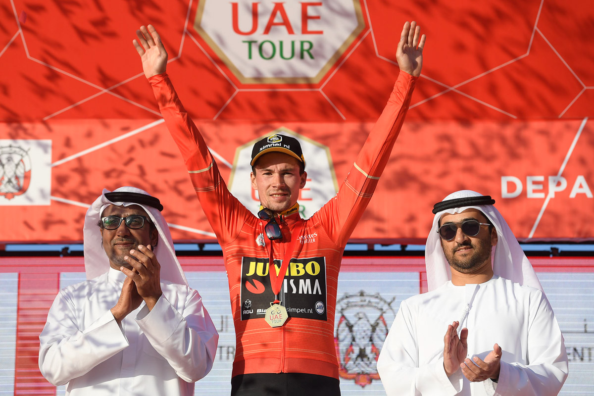 リーダージャージを守ったプリモシュ・ログリッチェ(スロベニア、ユンボ・ヴィズマ)