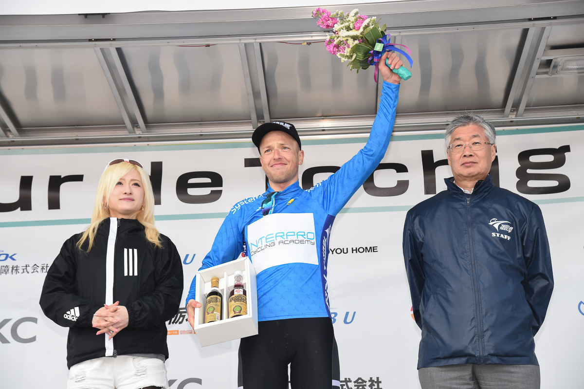 ポイント賞は第2ステージ優勝のマリス・ボグダノヴィッチ(インタープロサイクリングアカデミー)