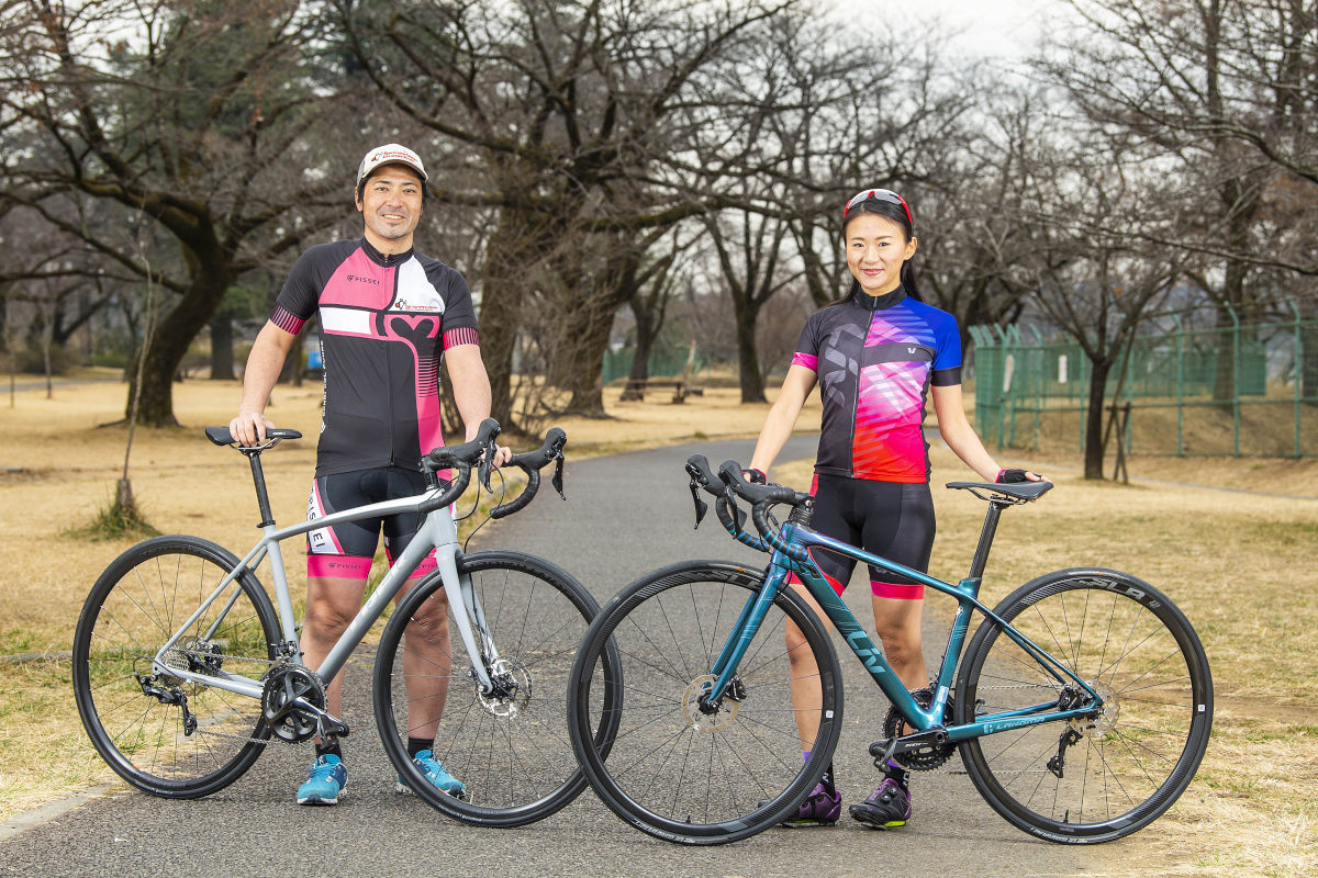 ディスクブレーキを長年使用してきた鈴木卓史さん(左)と武田和佳さん(右)がインプレッション