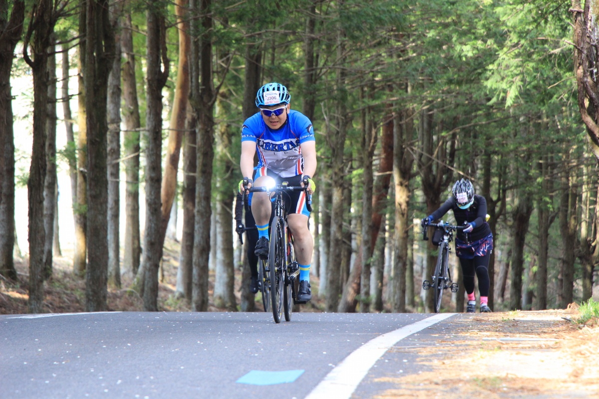 以外に辛い鶴カントリー。自転車を降りるのも無理はない