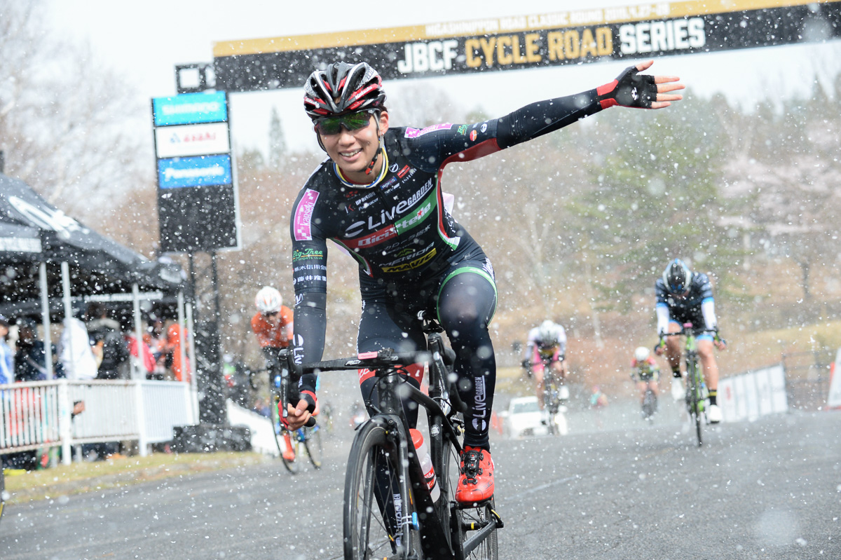 F（女子）　吉川美穂（Live GARDEN BICI STELLE）が優勝