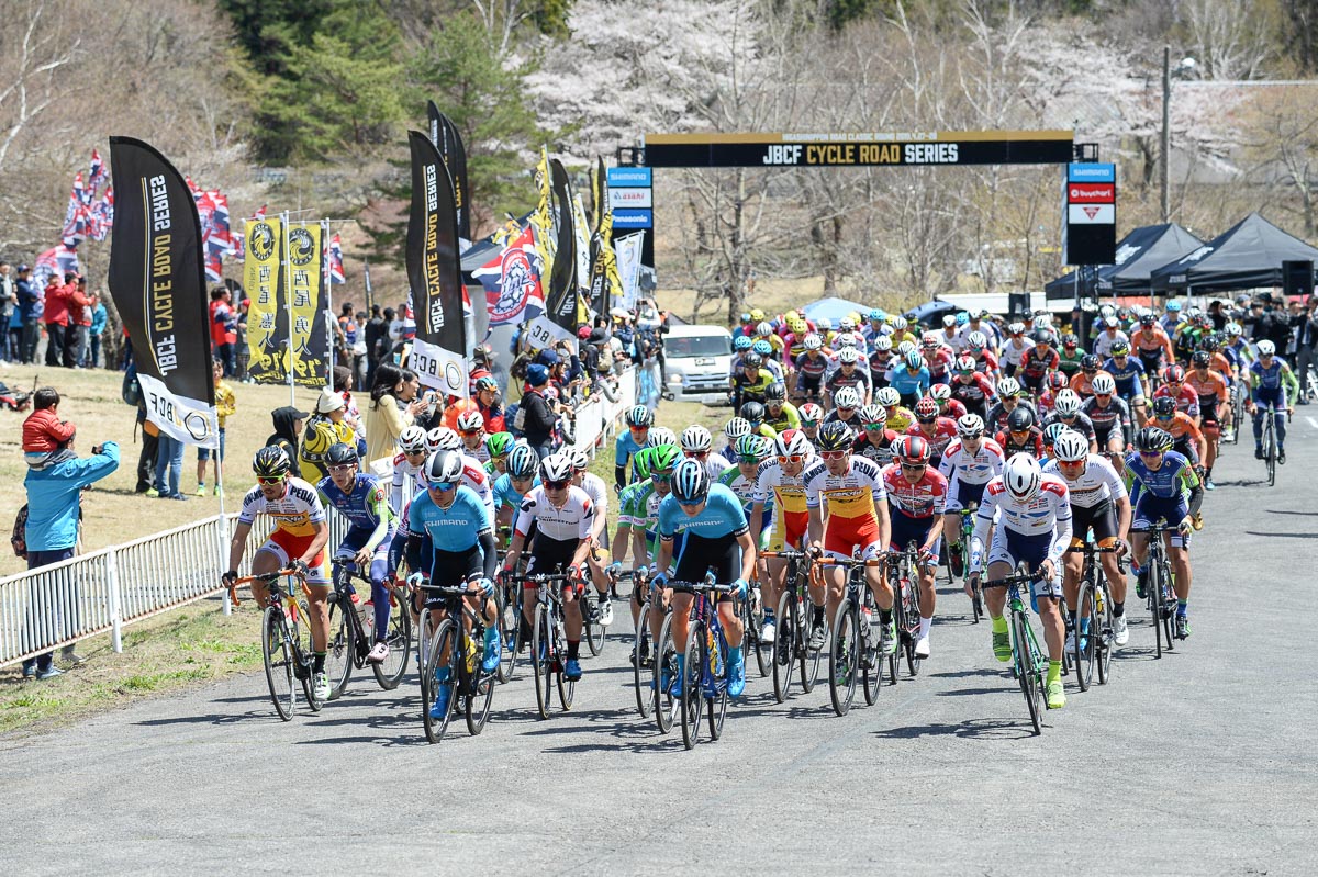 昨年の東日本ロードクラシック群馬大会 Jプロツアーのスタート
