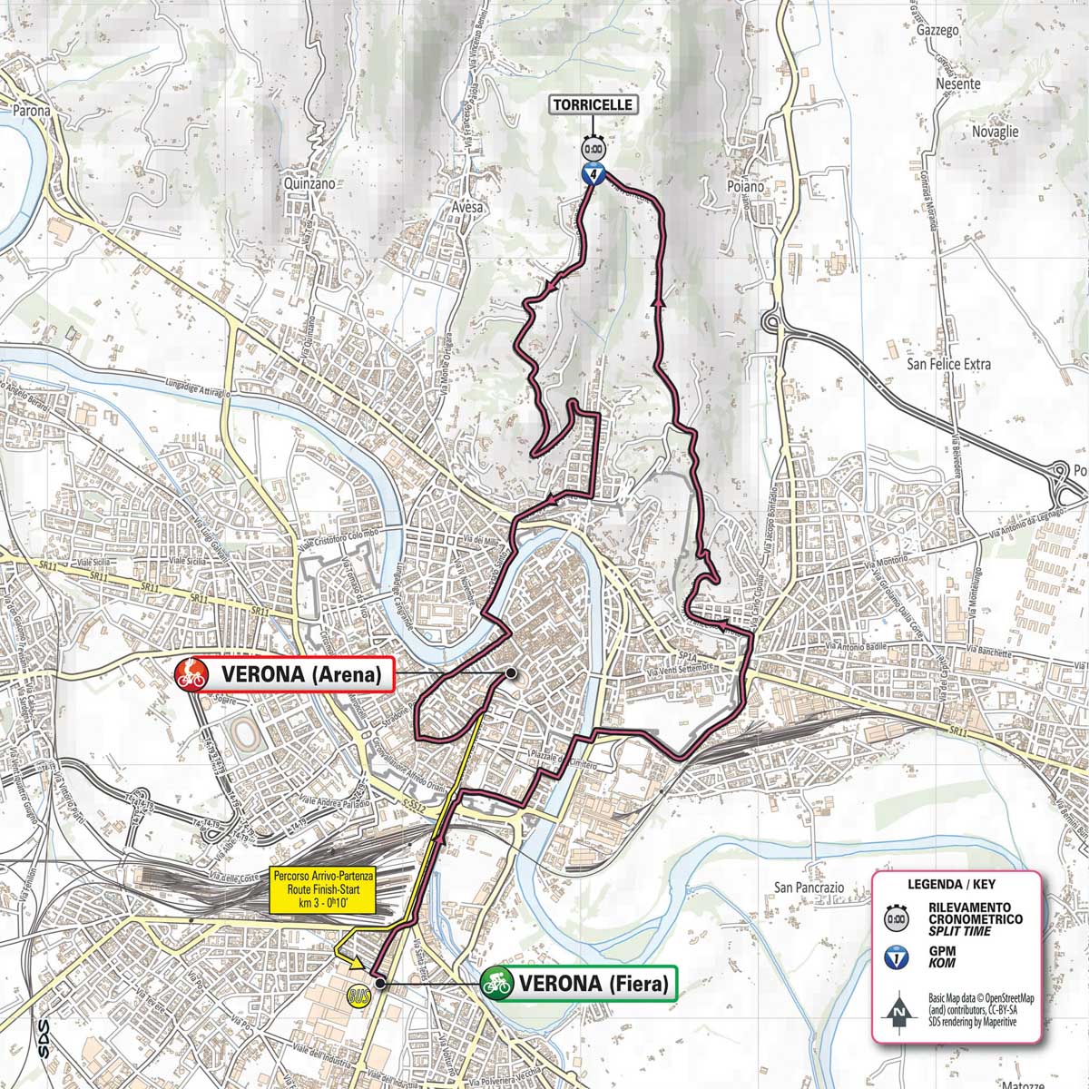6月2日(日)第21ステージ ヴェローナ〜ヴェローナ 17km(個人TT)☆☆☆