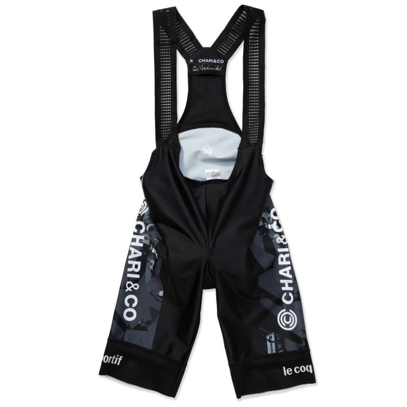 ルコックスポルティフ×チャリアンドコー TEAM BIB PANTS（BLACK）