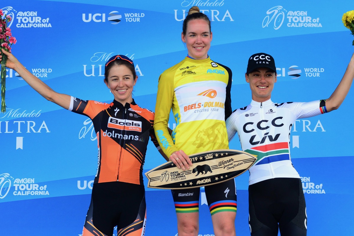 鉄壁の走りで総合優勝を果たしたアンナ・ファンデルブレッヘン(オランダ、ブールスドルマンスサイクリング)