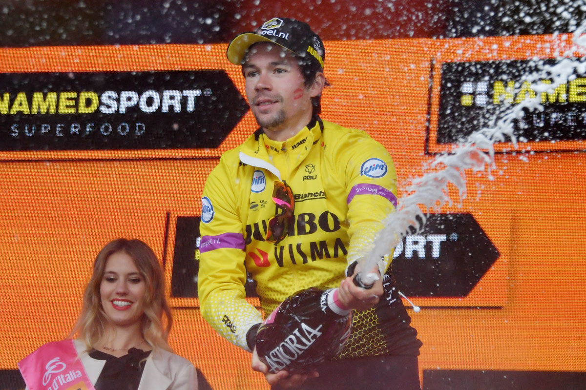 今大会ステージ2勝目を飾ったプリモシュ・ログリッチェ(スロベニア、ユンボ・ヴィズマ)
