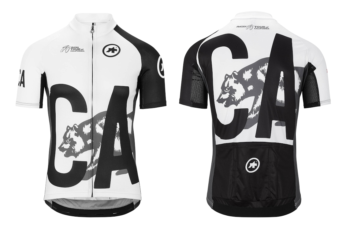 アソス TOUR OF CALIFORNIA LIMITED EDITION JERSEY（グレーブラック）