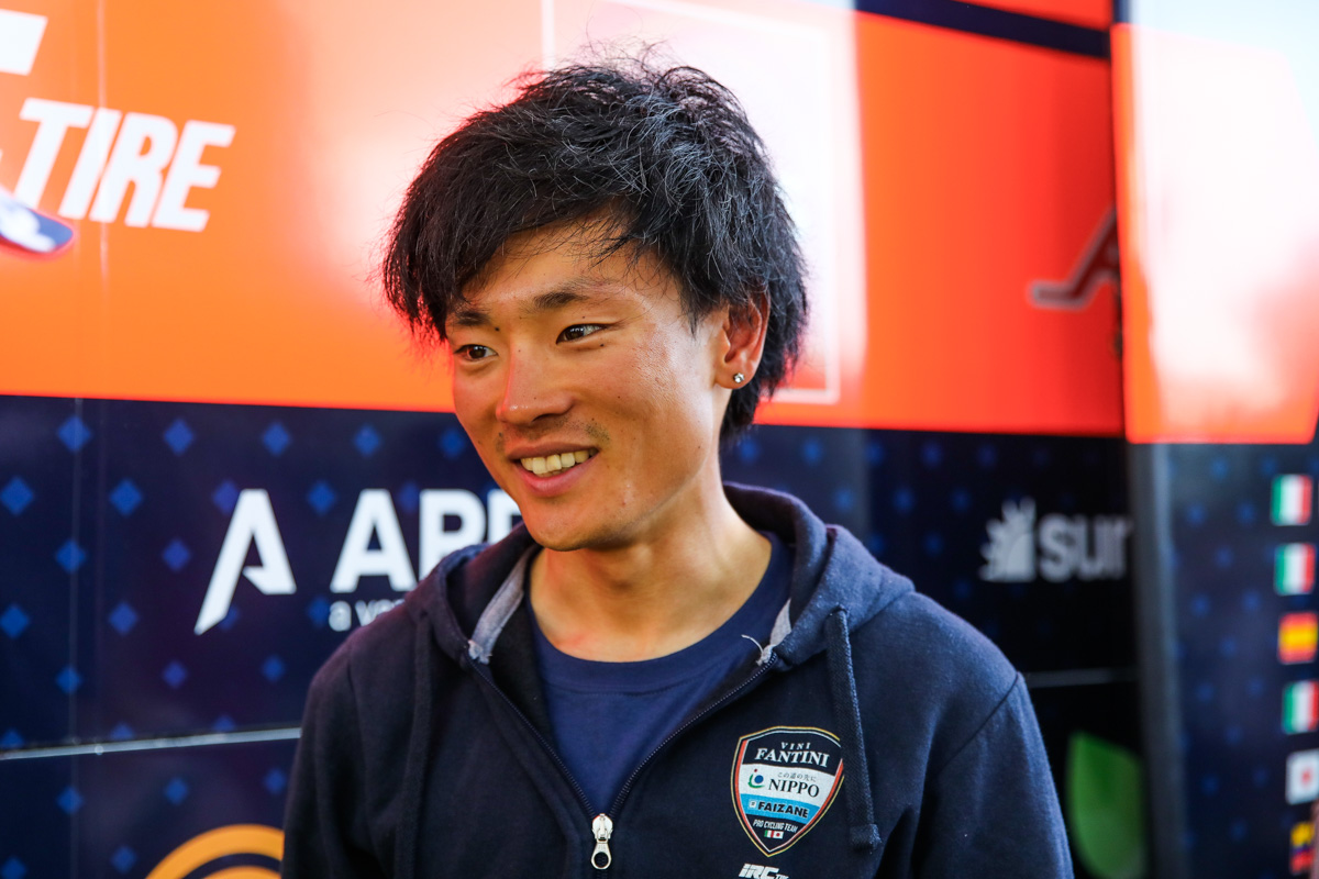 今大会2度目の逃げを終えた初山翔(NIPPOヴィーニファンティーニ・ファイザネ)