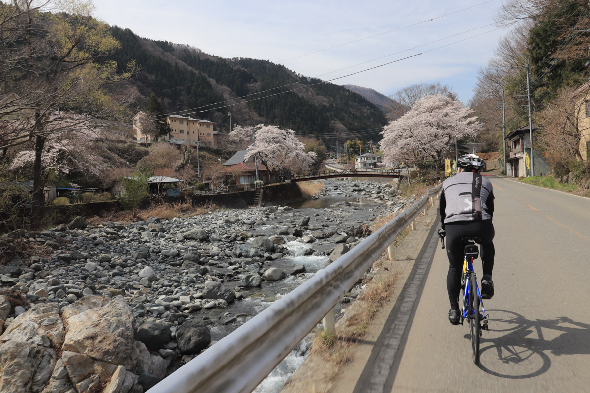 道志みちは川沿いに高度を上げていき、目指すは山伏峠