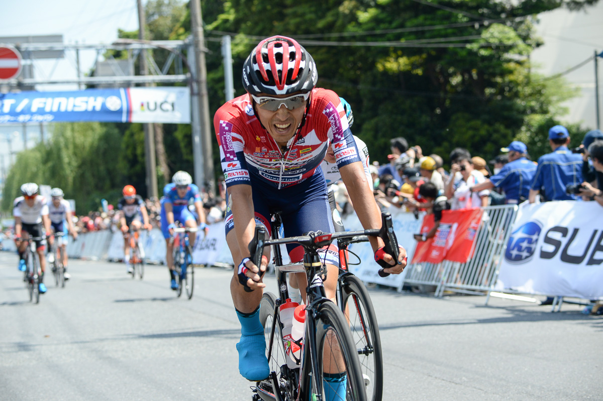 増田成幸（宇都宮ブリッツェン）は集団内で完走