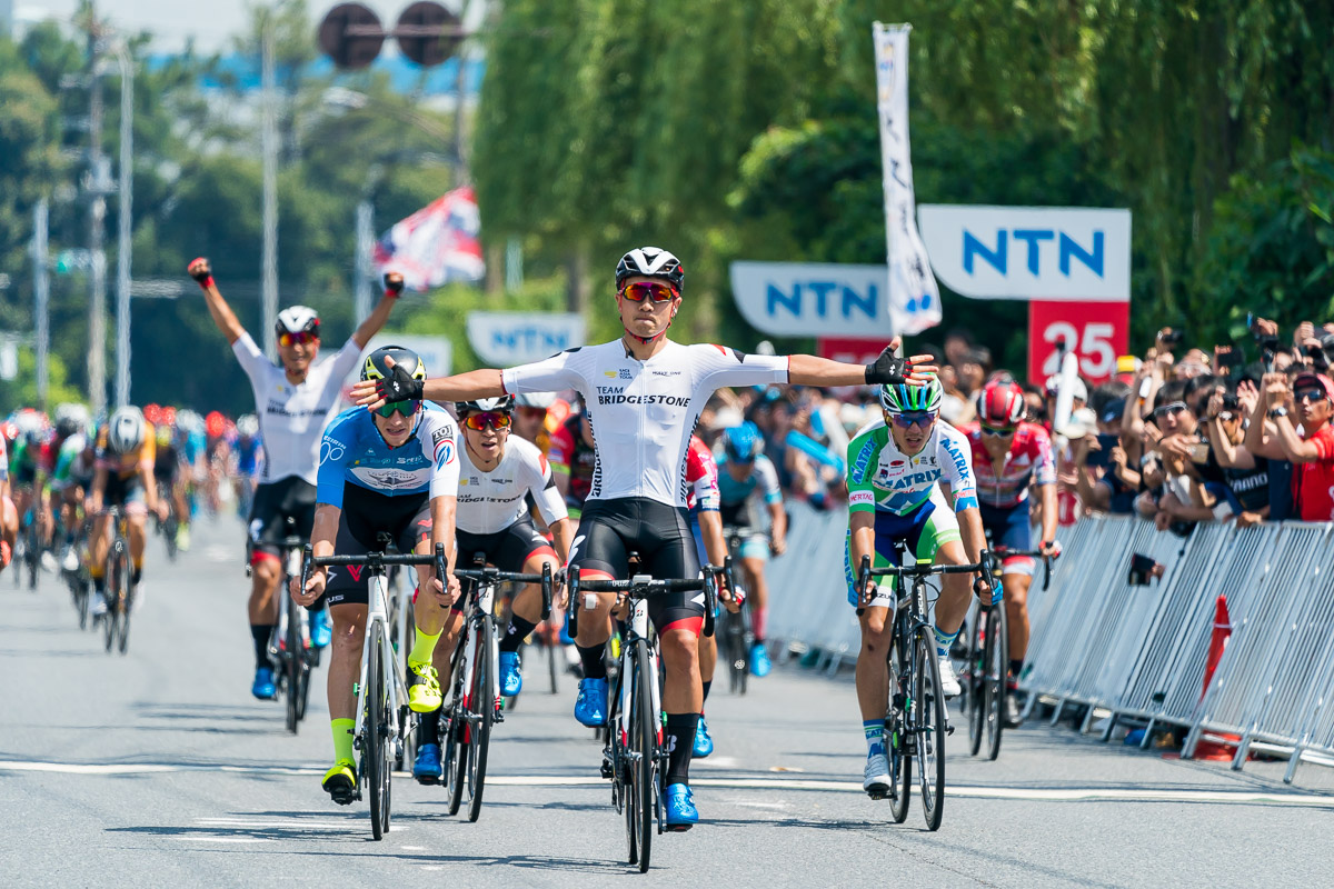 2019年ツアー・オブ・ジャパン東京ステージで優勝した窪木一茂（チームブリヂストンサイクリング）