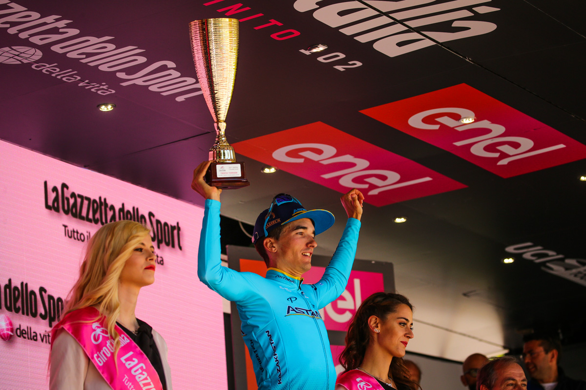 ステージ優勝を飾ったペリョ・ビルバオ(スペイン、アスタナ)